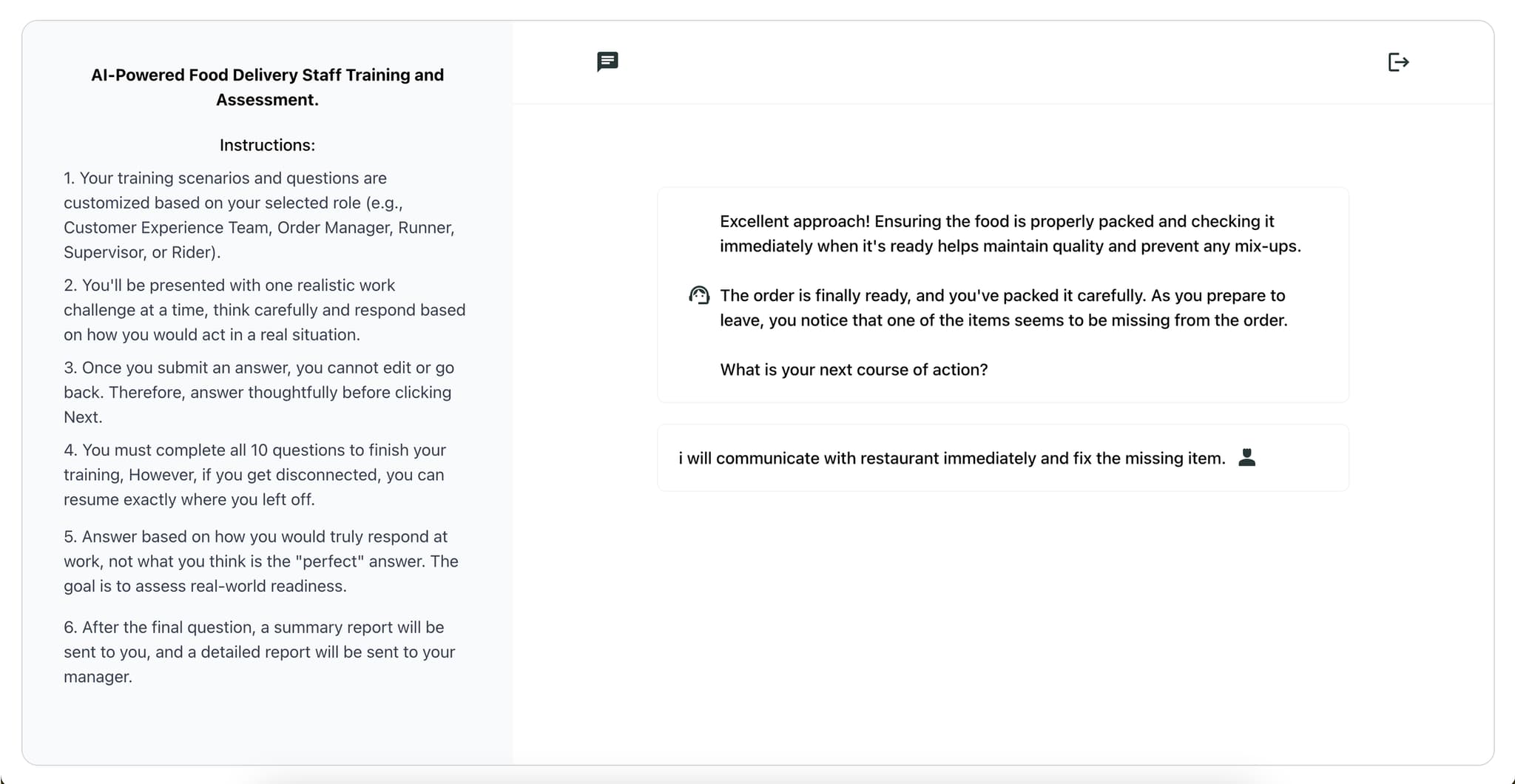 Training App image